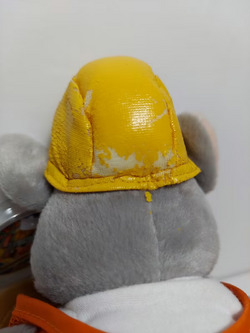 Chuck E. Cheese Limited Edition Construction Plush (2002) (4).avif
