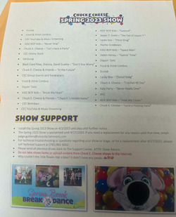 Chuck E. Cheese Spring Show 2023 - Newsletter Back.avif