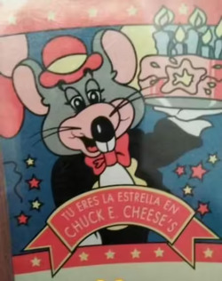Tu Eres La Estrella En Chuck E. Cheese's - Image of the cassette case.avif