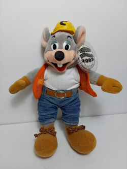 Chuck E. Cheese Limited Edition Construction Plush (2002) (5).avif