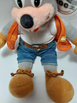 Chuck E. Cheese Limited Edition Construction Plush (2002) (3).avif