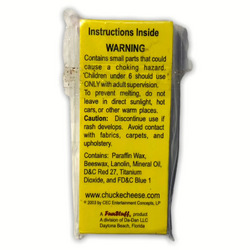 Chuck E. Cheese's Face Painting Crayons (2003) - Back.avif