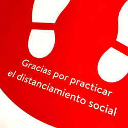 CEC Red Social Distancing Floor Decal (3).avif