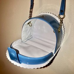 Helen Henny Purse (1988) - Blue purse open.avif